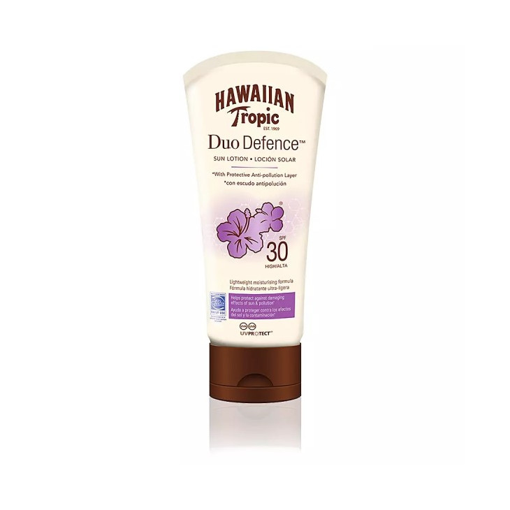 HAWAIIAN TROPIC, DUO DEFENCE Sun Lotion SPF30