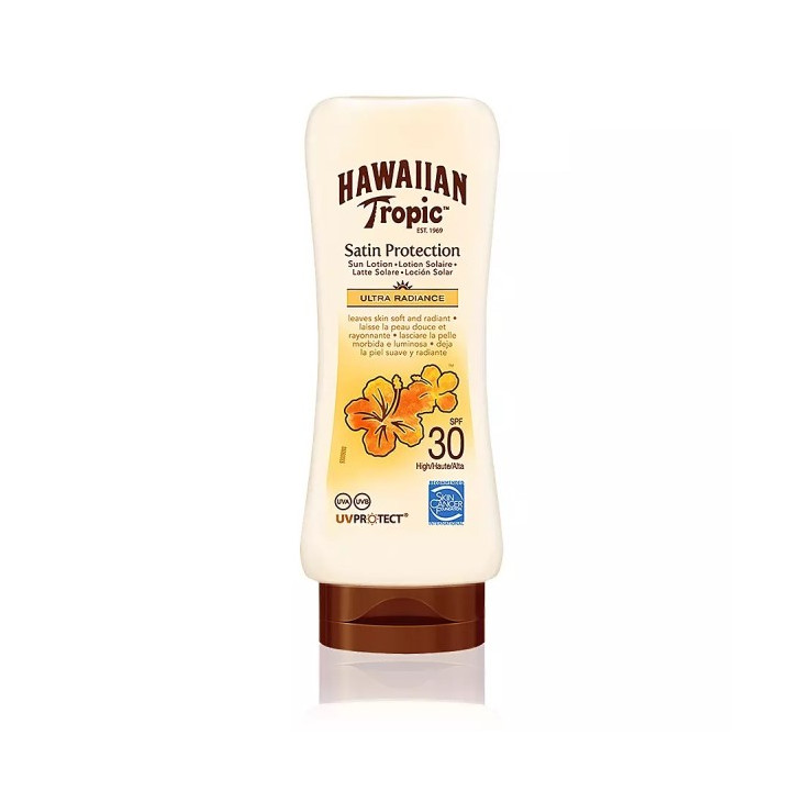 Satin Protection Ultra Radiance Sun Lotion SPF30, Hawaiian Tropic