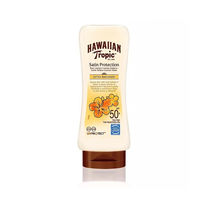 Satin Protection Ultra Radiance Sun Lotion SPF50+, Hawaiian Tropic