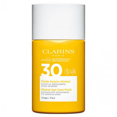 CLARINS, FLUIDE SOLAIRE MINERAL SPF 30
