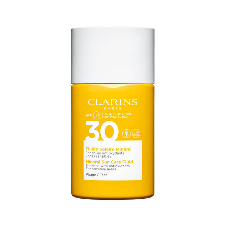 CLARINS, FLUIDE SOLAIRE MINERAL SPF 30