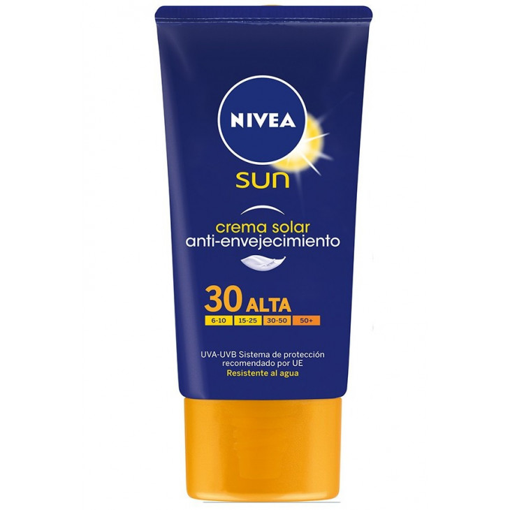 NIVEA, CREMA SOLAR ANTI-ENVEJECIMIENTO SPF30