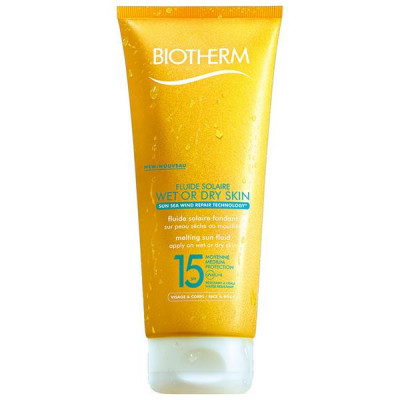 BIOTHERM, FLUID SOLAIRE WET OR DRY SPF15
