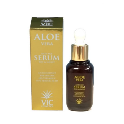 Vic Cosmetics Aloe Vera Serum Day and Night - Aloe Vera