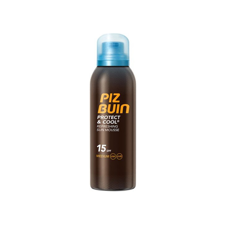 PIZ BUIN, PROTECT & COOL REFRESHING SUN MOUSSE SPF15