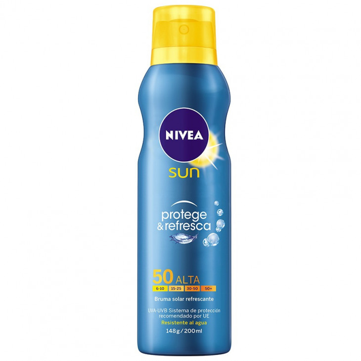 NIVEA, SPRAY BRUMA PROTEGE & REFRESCA SPF50