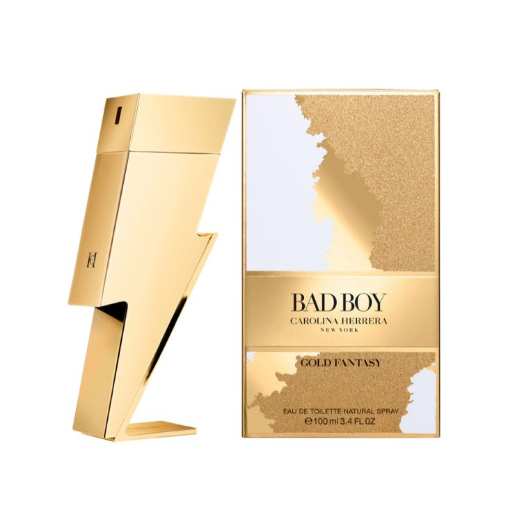 Carolina Herrera Bad Boy Gold Fantasy Eau de Toilette Taille 100ML