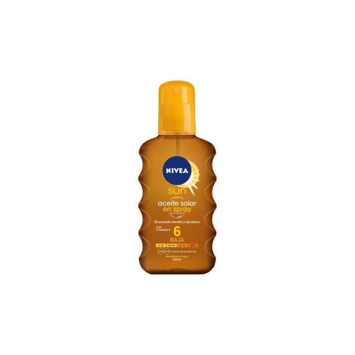 NIVEA, ACEITE SOLAR EN SPRAY SPF 6